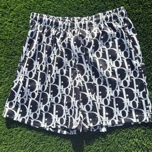 ELEMNTS Stylish Black and White Patterned unisex shorts